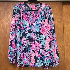Lilly Pulitzer Elsa Silk Top